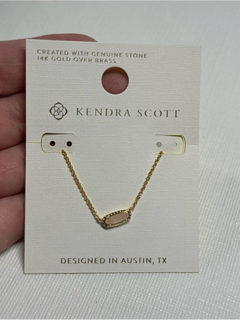 Necklace on Card